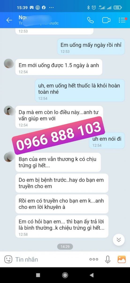 Phản Hồi Chữa Bệnh Lậu -M6